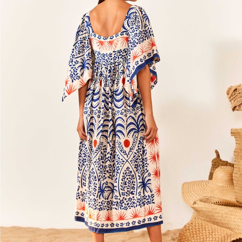 FARM RIO Afternoon Breeze Midi Dress - Picture 3 of 9